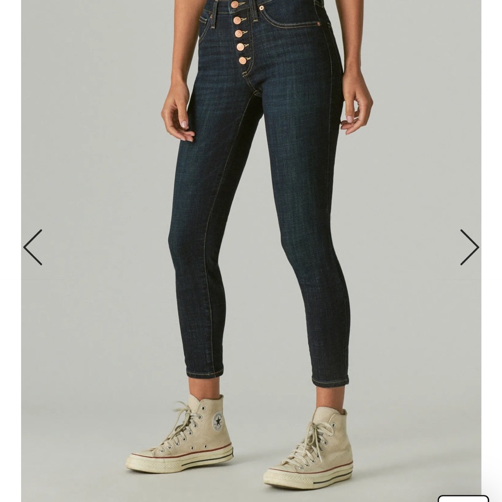 Ava Mid Rise Skinny-Lucky - Picture 4 of 7